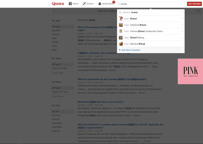 How to find niche keyword: QUora