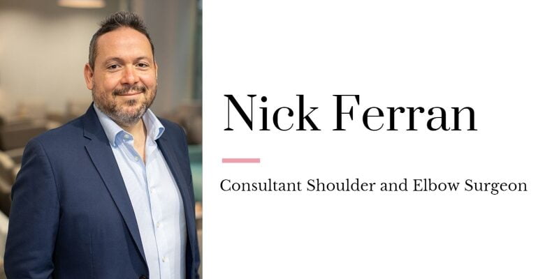 Nick Ferran Shoulder and Elbow Surgeon